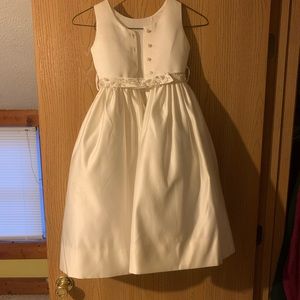 Miniature bride/flower girl dress